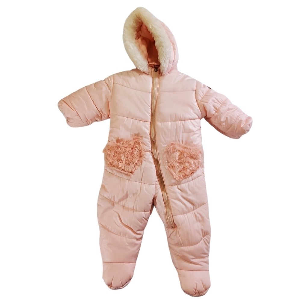 Jessica Simpson Girls Winter Snowsuit Pink Size 3/6M